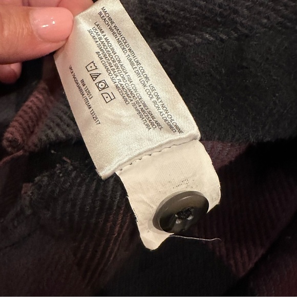 Orvis Big Bear Heavy Weight Plaid Flannel Shirt Jacket Shacket Hand Pockets M - Picture 9 of 12